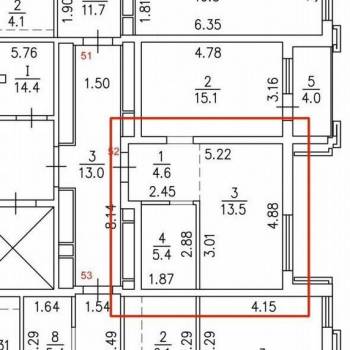 Продается 1-комнатная квартира, 38,6 м²