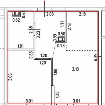 Продается 2-х комнатная квартира, 36,7 м²