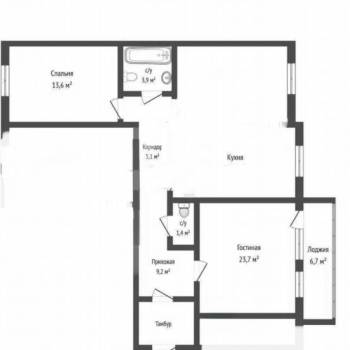 Продается 3-х комнатная квартира, 86 м²