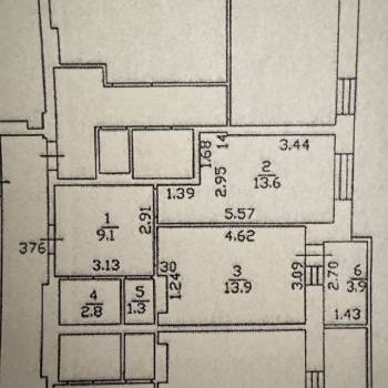 Продается 1-комнатная квартира, 40,7 м²