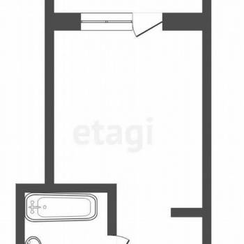 Продается 1-комнатная квартира, 12,7 м²