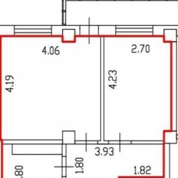 Сдается 1-комнатная квартира, 39 м²