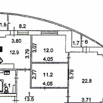 Продается 3-х комнатная квартира, 77,5 м²
