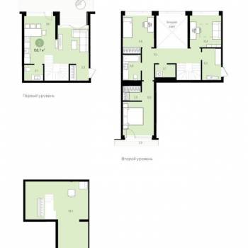 Продается 3-х комнатная квартира, 166,8 м²