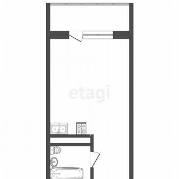 Продается 1-комнатная квартира, 21 м²