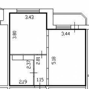 Продается 1-комнатная квартира, 39,5 м²