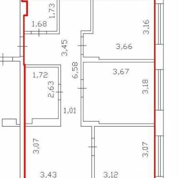 Продается 3-х комнатная квартира, 61,2 м²