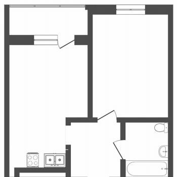 Сдается 1-комнатная квартира, 48,6 м²
