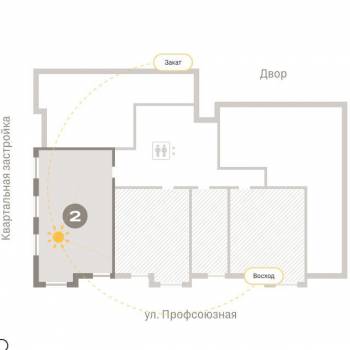 Продается 2-х комнатная квартира, 72,3 м²