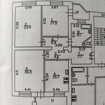 Продается 3-х комнатная квартира, 111,6 м²