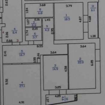 Продается 3-х комнатная квартира, 116,5 м²