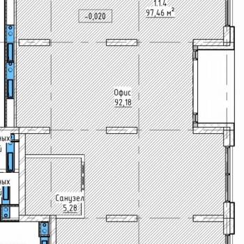 Сдается Нежилое помещение, 97,46 м²