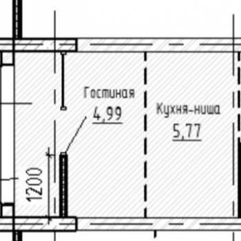 Продается 1-комнатная квартира, 21,5 м²