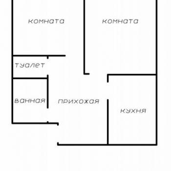 Продается 2-х комнатная квартира, 48,3 м²
