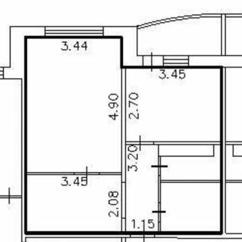 Продается 1-комнатная квартира, 43 м²