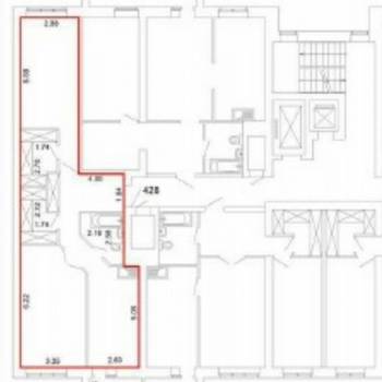 Продается 2-х комнатная квартира, 76,6 м²
