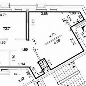 Продается 2-х комнатная квартира, 72,7 м²
