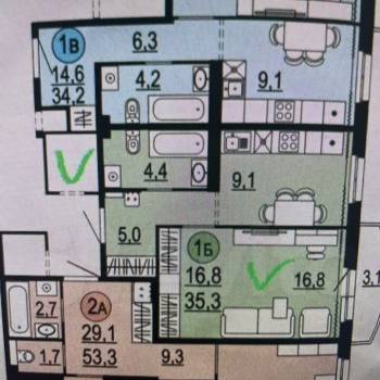 Сдается 1-комнатная квартира, 37 м²