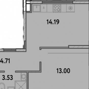 Сдается 1-комнатная квартира, 35,5 м²
