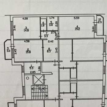Продается 2-х комнатная квартира, 72,3 м²