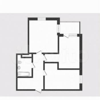 Продается 2-х комнатная квартира, 57 м²
