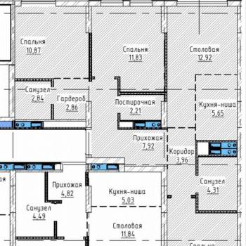 Продается 3-х комнатная квартира, 84 м²
