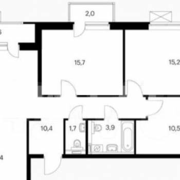 Продается 3-х комнатная квартира, 85,8 м²