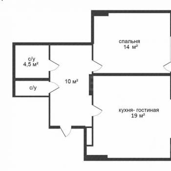Продается 1-комнатная квартира, 48 м²