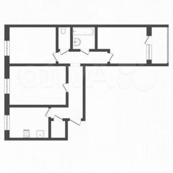Продается 3-х комнатная квартира, 65,2 м²
