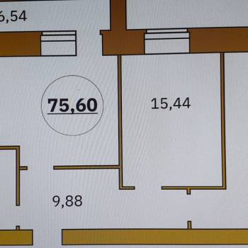 Продается 2-х комнатная квартира, 74 м²