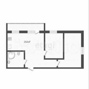 Продается 2-х комнатная квартира, 74 м²